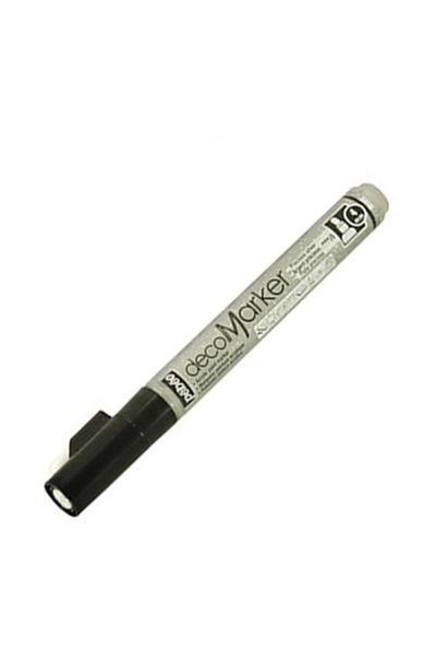 Pebeo Deco Marker 4mm Precious Silver