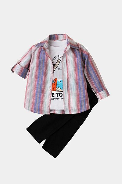 Kidex’s Baby Baby Boy with shirt Bottom Top suit