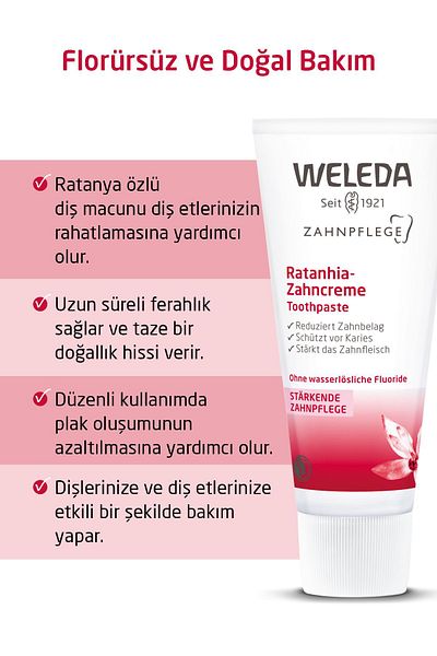 Weleda Ratanya Extract Organic Toothpaste 75 ml