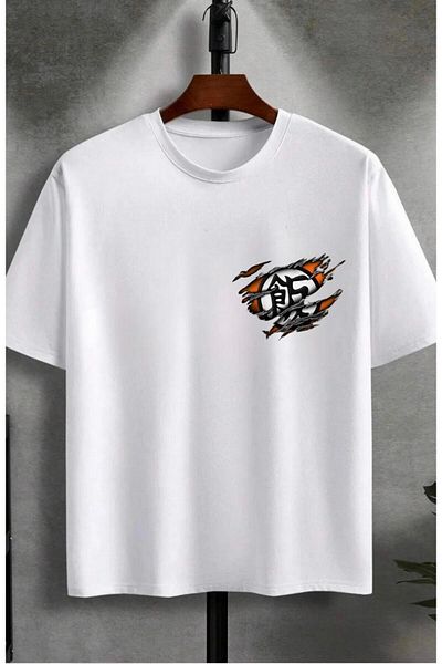 Massgai Dragon Ball Son Goku Printed Unisex Oversize T-shirt - 100% βαμβάκι