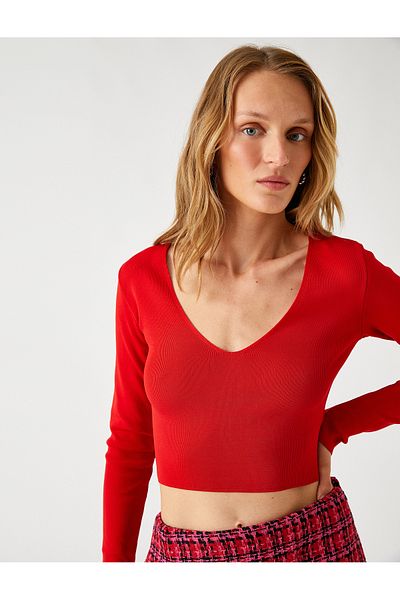 Koton Crop-Strickpullover