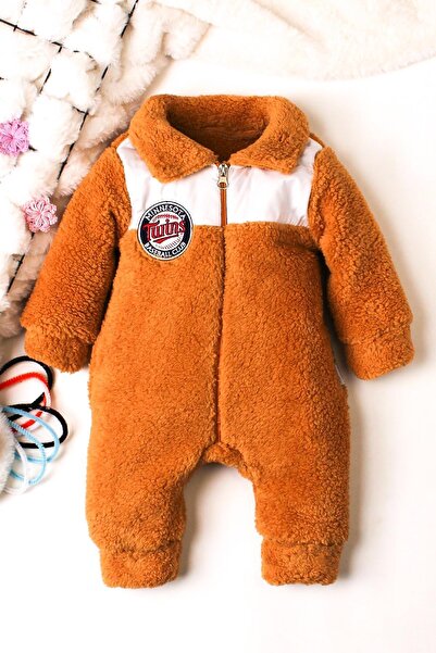 Kidex’s Baby Winter plush welsoft rompers baby rompers