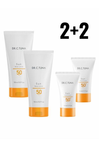 Farmasi 2'li Sun Serisi Yüz Kremi 50 ml & 2'li Sun Serisi Vücut Losyonu 150 ml