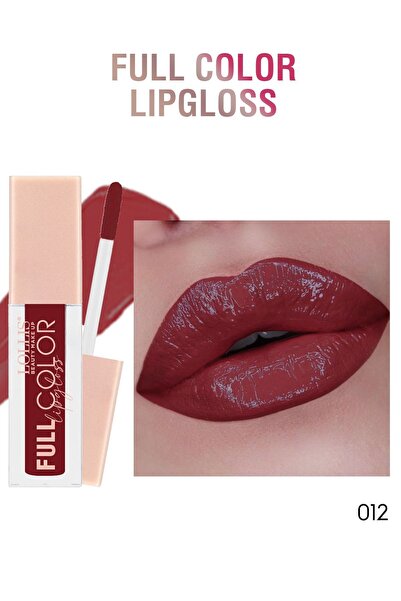 Lollis Full Color Lipgloss 012 Claret / Yoğun Renkli Dudak Parlatıcı 012 Claret