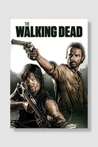 postick The Walking Dead Dizi Posteri Yüksek Kaliteli Kalın Parlak Kuşe Kağıdı