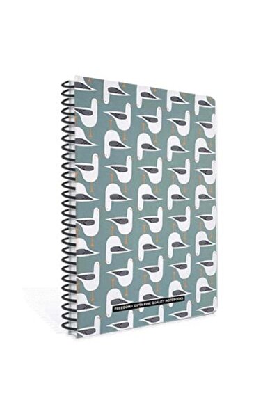 Gıpta Freedom Spiralli Koyu Yeşil Karton Kapak 80 Yaprak A4 Çizgili Defter