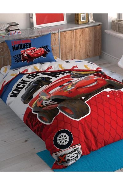 Taç Cars Licensed - Set cuvertură de pilota pentru copii singuri