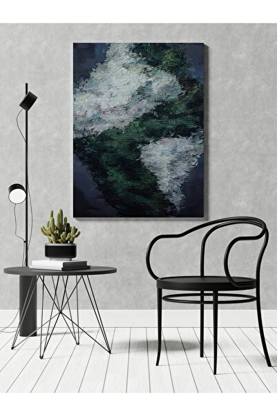 RUGSMODERN Kanvas Tablo Kıta Temalı Pastel Boyalı Modern Tablo