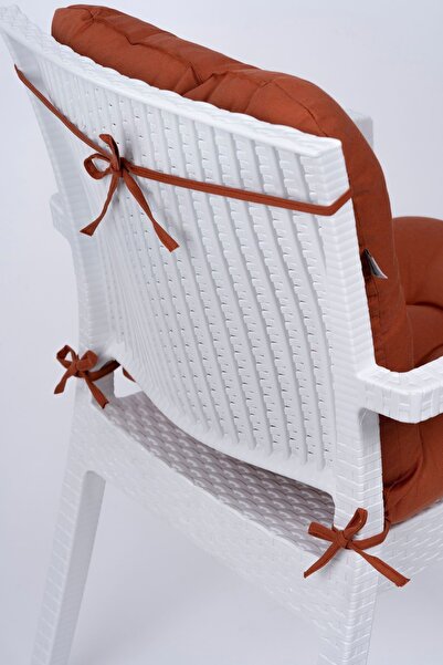 ALTINPAMUK Neva Pofidik Tile Back Chair Cushion with Special Stitched Laces, 44X88 cm