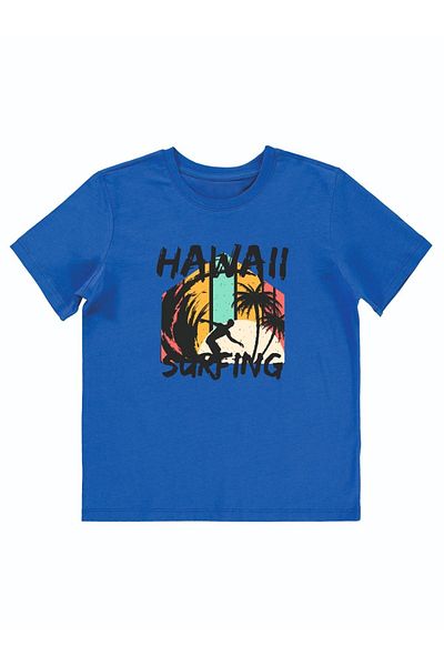 Cevval Μπλουζάκι με στάμπα για αγόρια Hawaii Surfing 014