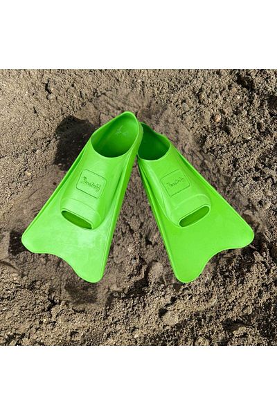 Myminibaby Green Children's Swimming Flippers - Sea Pool 26-29
