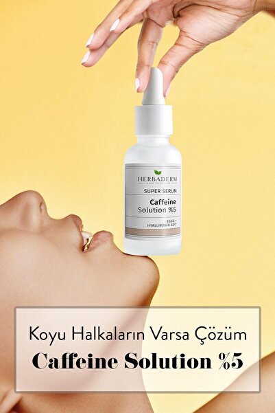 Herbaderm Göz Altı Morluklarına Karşı Aydınlatıcı Caffein Solutions %5 Göz Çevresi Serumu