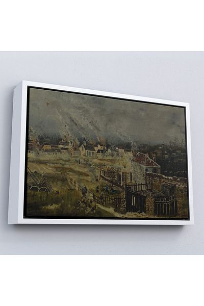 Harita Sepeti Henri Rousseau în cadru - Pictură de la bătălia de la Champigny-7054