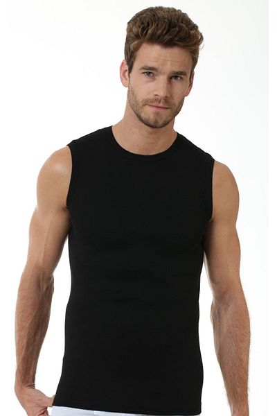 Öztaş Pack of 5 Men's Sleeveless Crew Neck Undershirt
