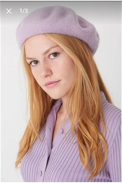 Nilbutik French Painter Austrian Wool Felt Beret Hat