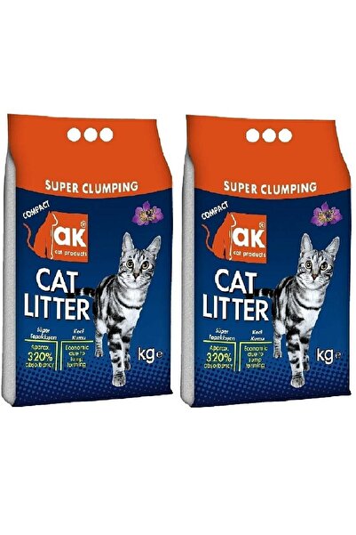 Akkum Lavanta Kokulu Kedi Kumu Ince 10 Kg X 2 Adet