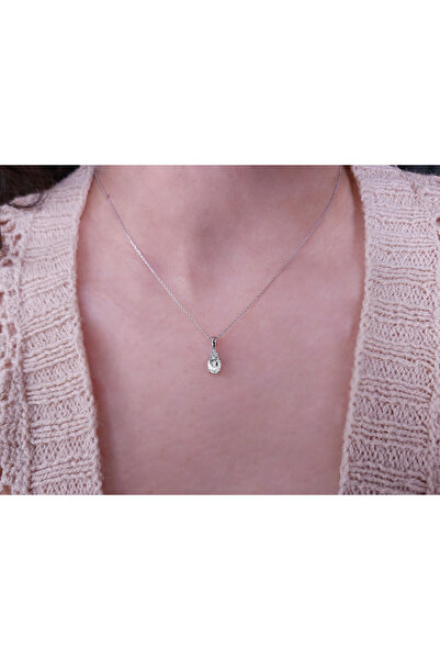 Sirius Pırlanta Pırlanta ve Beyaz Topaz Serenity Kolye 0617P0065