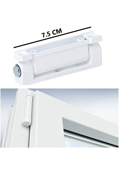 ŞENEL Yapı Market Pvc Pimapen Pencere Menteşesi 7,5 Cm Metal Beyaz
