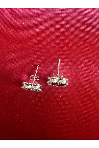 Vaveyla Van Cleef Model Medium Steel Earrings Top Segment Written Product