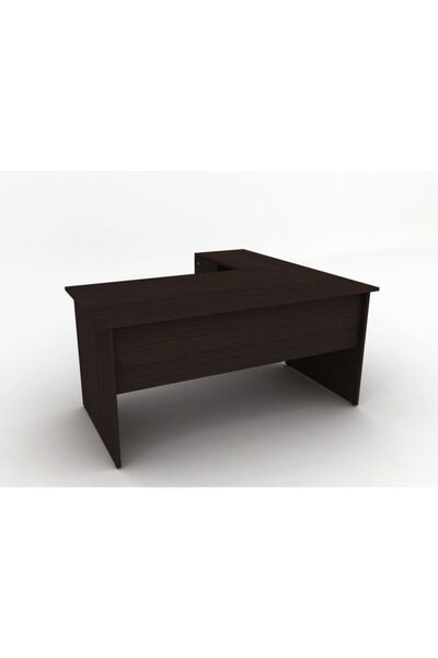 VENA Nil L Ofis Çalışma Masası Venge (MASA KESON 3 ÇEKMECELİ)