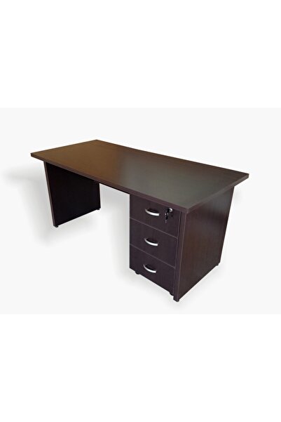 VENA Oscar 3 Çekmeceli Çalışma Ofis Masası Masa Keson 3 Çekmeceli Venge