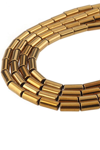 Dünya Doğal Taş 4X8 MM Cilindru Hematit Stone Array - DZ3699