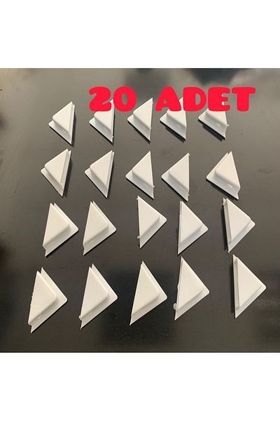 Tusem 20 Pieces Fly Screen Corner Strength Wedge (MUSKA)