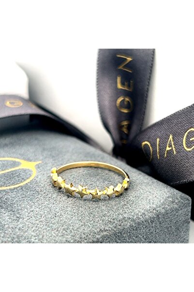 Gencay Kuyumculuk 14 Ayar Altın Multi Yıldız Yüzük