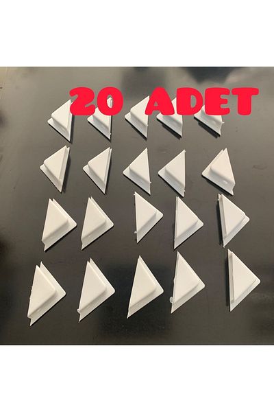 Tusem 20 Pieces Fly Screen Corner Strength Wedge (MUSKA)