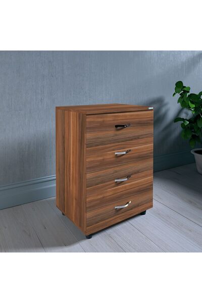 VENA Şifonyer 4 Çekmeceli Erik