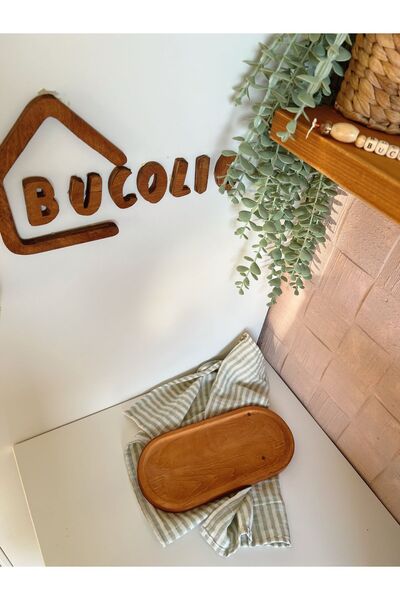 BUCOLIC Natural Natural Wooden Stand Oil Pot Presentation Stand Large Size/ Base