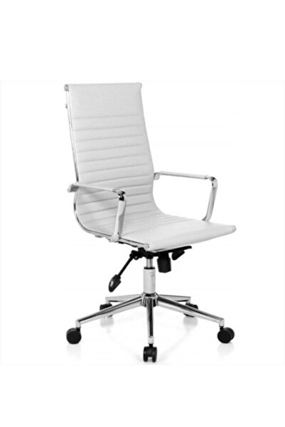 Aykan Interior Aykan Ofis Riva Beyaz Yönetici Koltuğu – Ergonomik Ofis Koltuğu