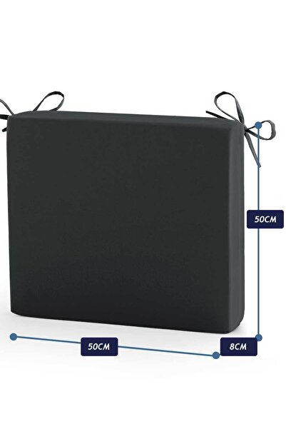 RevuBaby 4'lü Dış Mekan Sandalye Minderi , Bahçe Kanepe Minderi , İç Mekan Yemek Sandalyesi Minderi  4 ADET