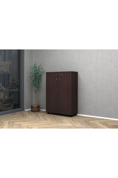 VENA Tam Kapak Ofis Dosya Dolap 80x35x115cm Venge