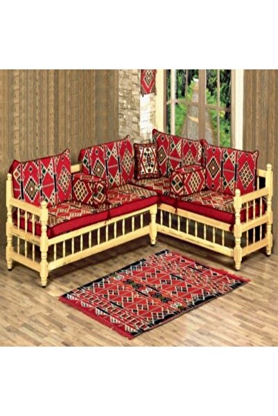 puhu aksesuar Kilim Köşe Sedir Takım