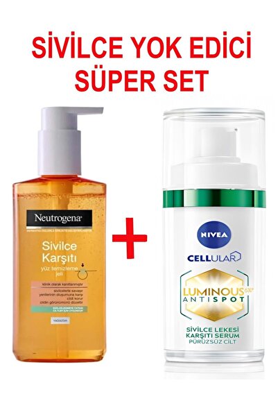 Neutrogena جل و Luminous630 المضاد لحب الشباب - مصل شفاف بشكل واضح
