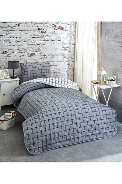 mihriban Καπιτονέ κάλυμμα κρεβατιού για μονό κρεβάτι - Διπλής όψης, με μαξιλα...