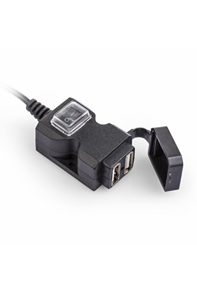 Genel Markalar Motosiklet 2'li Usb Sarj Aleti Hızlı Sarj Kolay Montaj Sigortalı