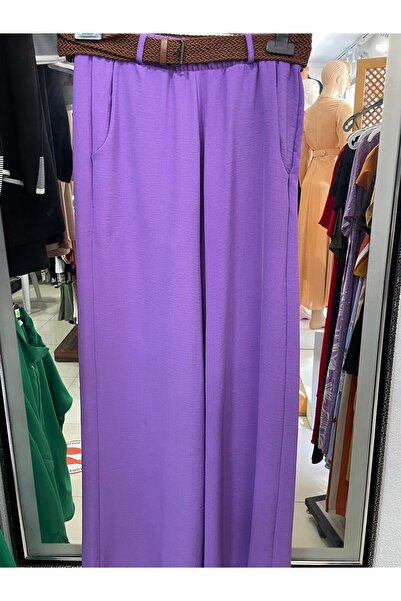 Yaren Moda Kasım kemerli ayrobin pantalon