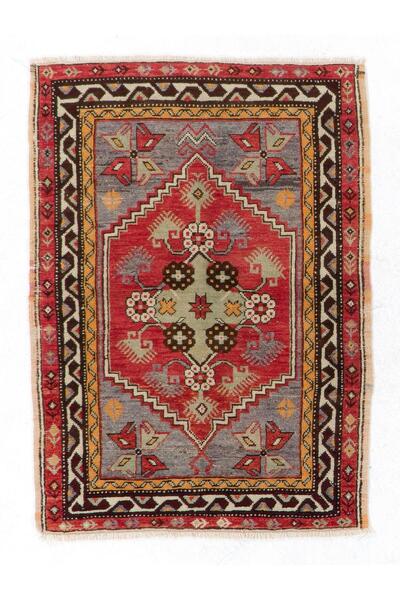 Tekin 95x130 cm Eski El Yapımı Küçük Halı, Banyo Paspası, Kapı Paspası, Koltu...