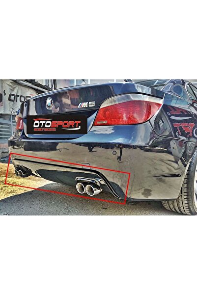 OTOSPORT Bmw E60 Çift Çıkış Difüzör Fiberglass Boyasız