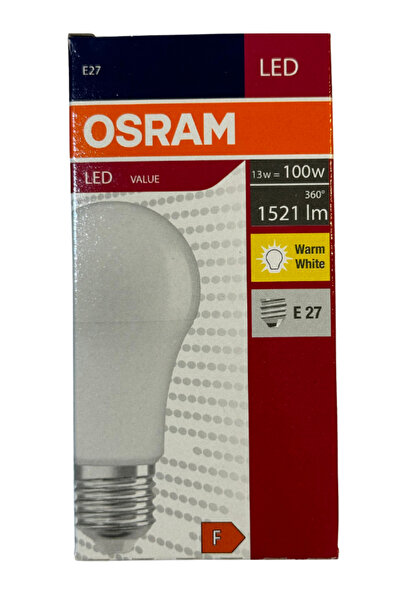 Osram 13W (100W) 2700K (Sarı Işık) E27 Duylu Led Ampul