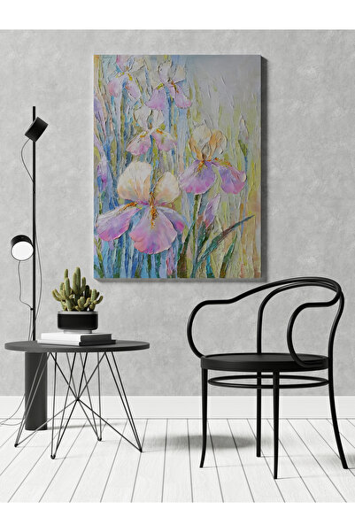 RUGSMODERN Kanvas Tablo Soyut Renkli Desenli Renkli Temalı Modern Tablo