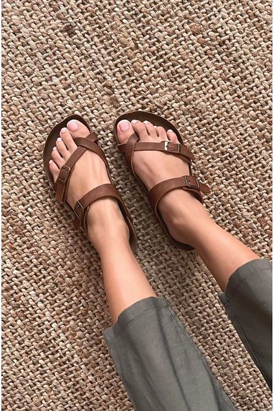 only my store Παντόφλες Unisex Nubuck Comfortable Fit - Poly Sole, Cross Model, Σαγιονάρες