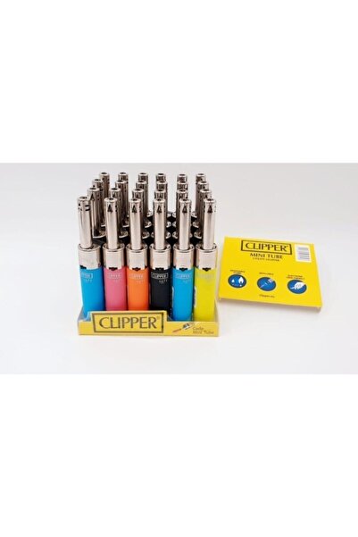 Clipper 24'lü Mini Tube Mutfak Çakmağı 11 Cm