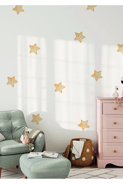 WALLHUMAN Uyuyan Yıldızlar Çocuk Odası Duvar Stckeri