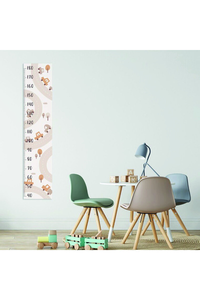 WALLHUMAN Дорожня прогулянка Вимірювач зросту Дитяча кімната Наклейка