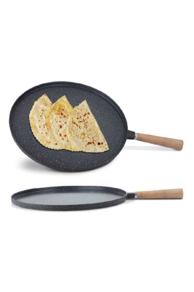 ThermoAD Cast Aluminum Granite 36 Cm Pancake Pan