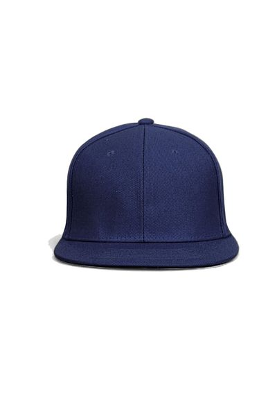 Eke Tekstil Тъмносиня хип-хоп шапка със закопчалка Snapback - Шапка с права кройка
