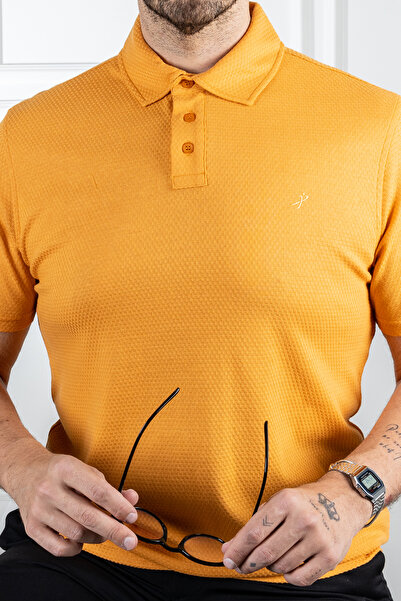 Sarar Μπλουζάκι ανασκόπησης με γιακά πόλο σε χρώμα σολομό